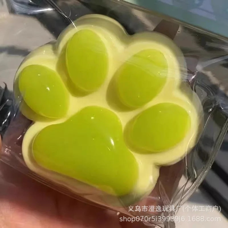 Rainbow Cat Paw Slow-Rise Squishy