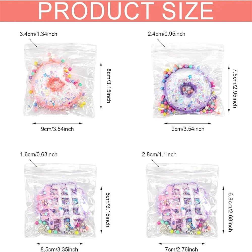Kawaii Food Squishies (Donut, Waffle & Cake)