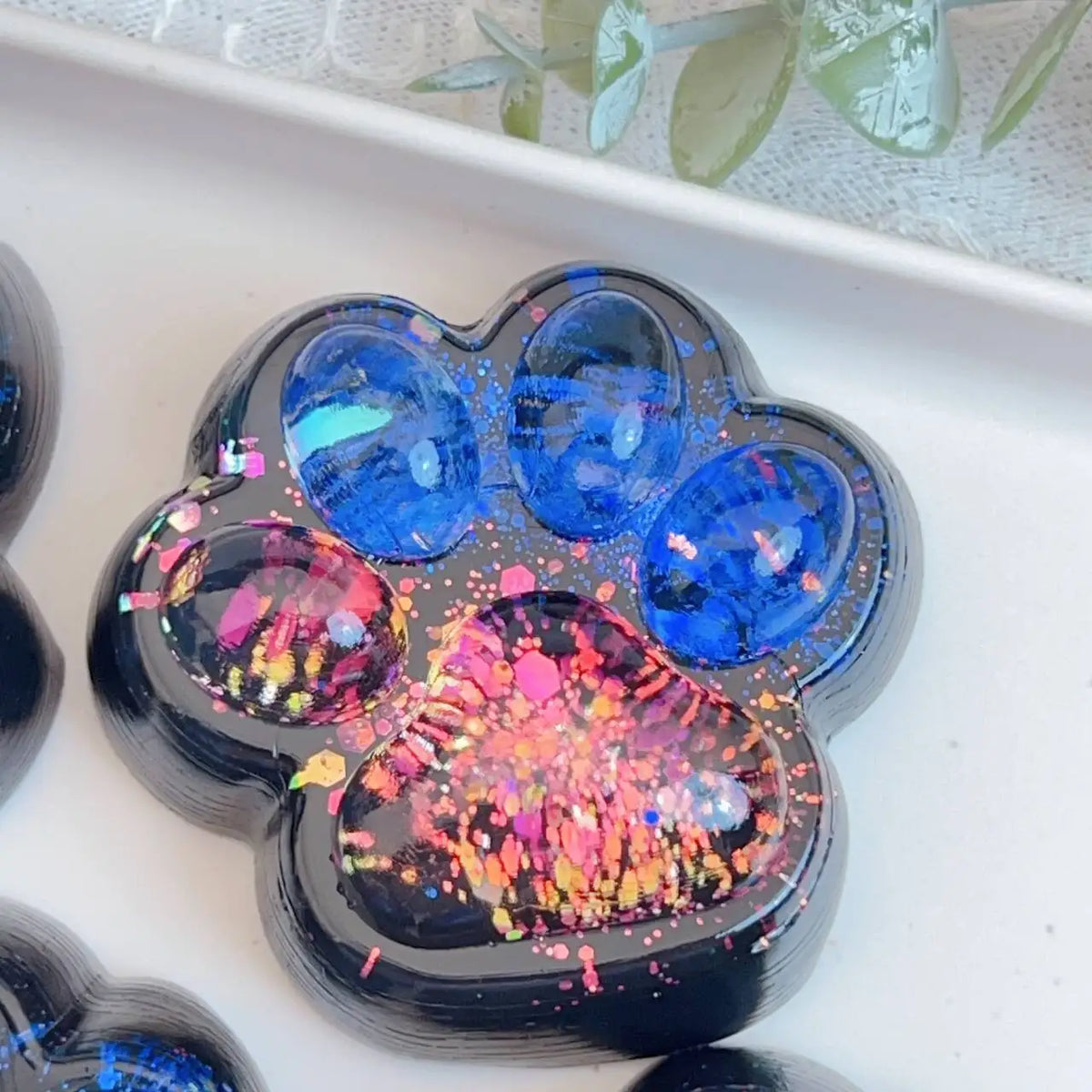 Rainbow Cat Paw Slow-Rise Squishy