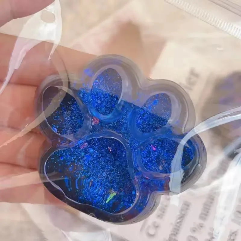 Rainbow Cat Paw Slow-Rise Squishy