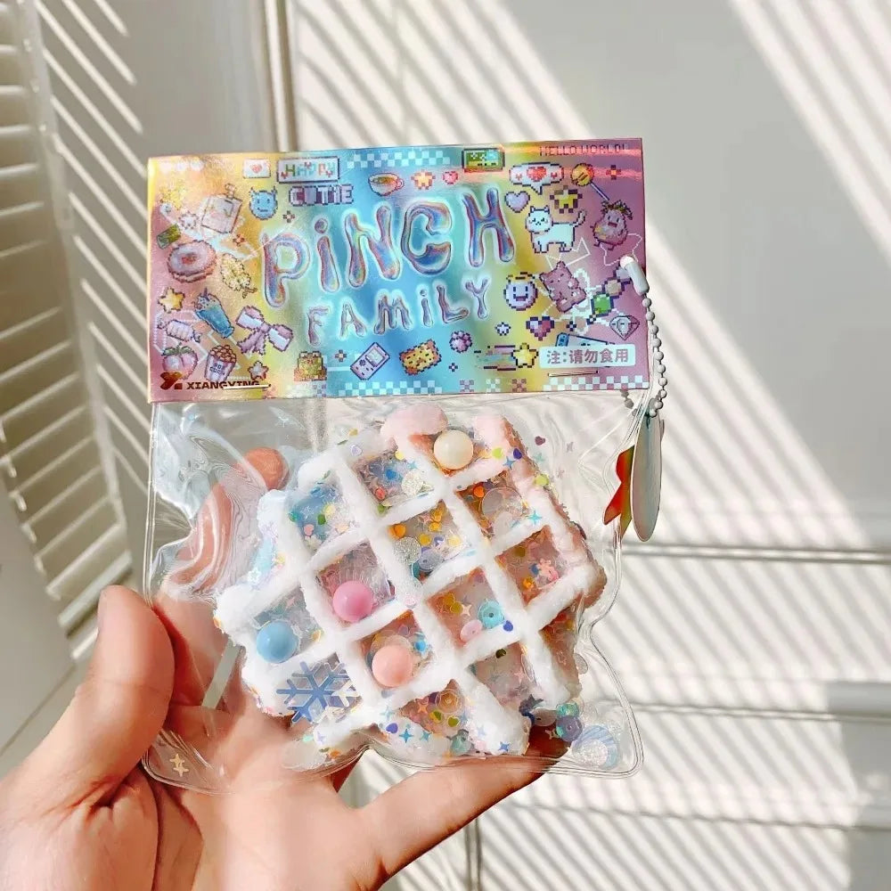 Kawaii Food Squishies (Donut, Waffle & Cake)