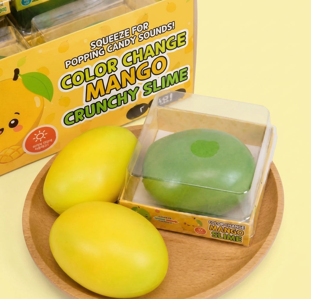 Color-Changing Crunchy Mango Squishy