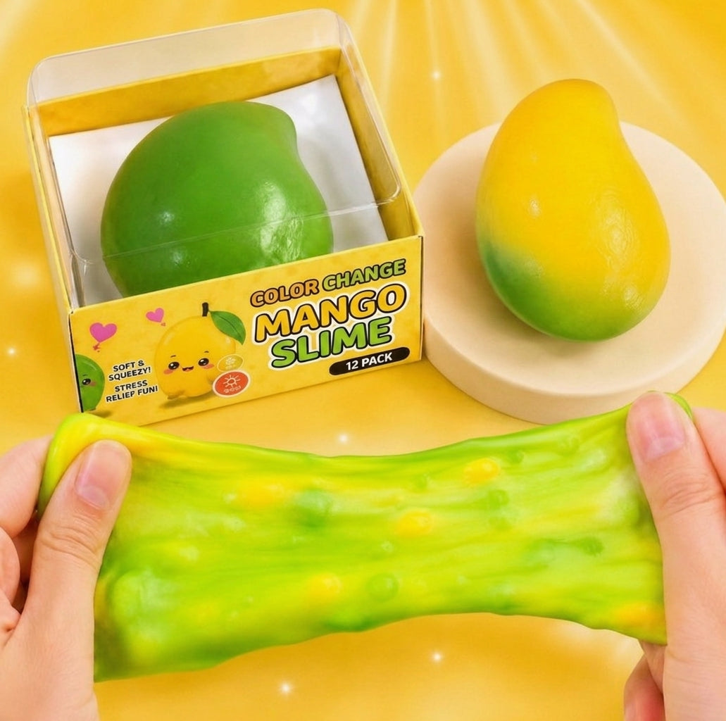 Color-Changing Crunchy Mango Squishy
