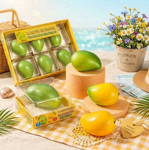 Color-Changing Crunchy Mango Squishy