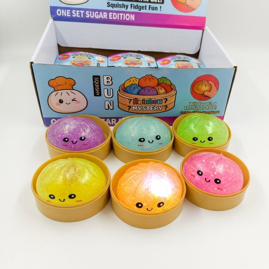 Light-Up Glitter Dumpling Squishy